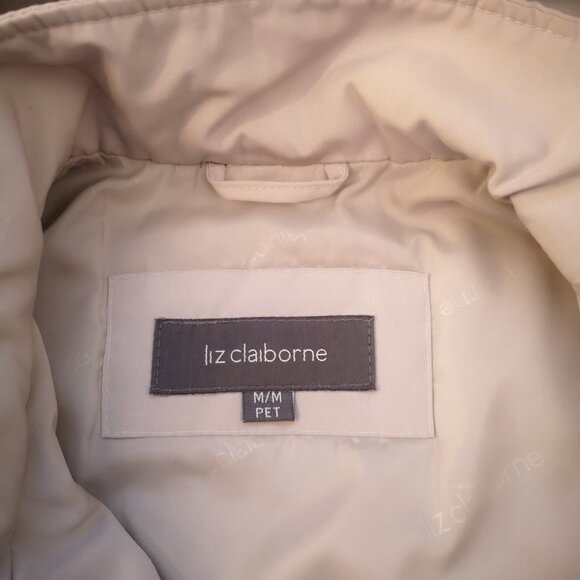 Liz Claiborne Ladies Faux Fur Trimmed Hooded Winter Coat - Picture 3 of 15